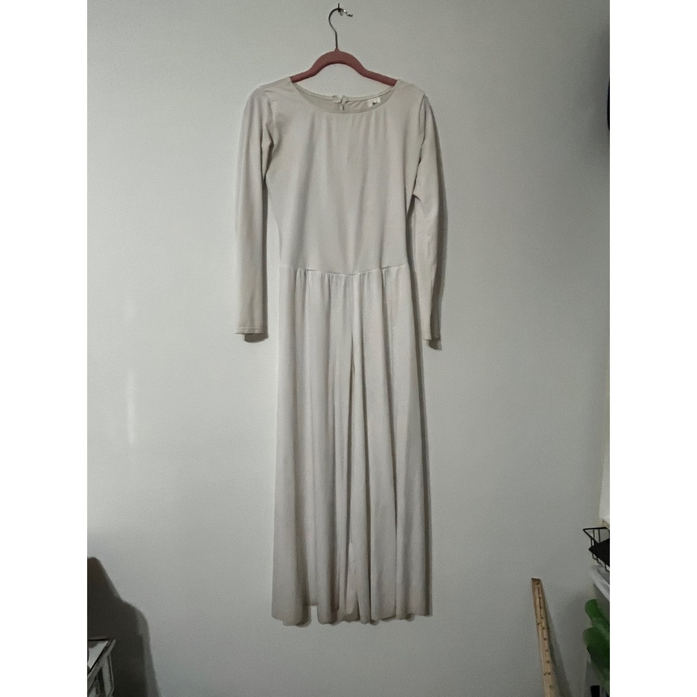 Body Wrappers White Praise Dance Wide Leg Jumpsuit Flowing Worship XL